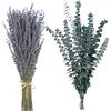 Best ZOIKOM Lavanda Essiccata & Eucalipto Essiccato, Composizione fiore Secchi, Fiori Secchi Decorativi, 42-44 cm, per Matrimoni, Feste, Decorazioni Boho