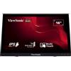 Viewsonic TD1630-3 Monitor PC 39,6 cm (15.6") 1366 x 768 Pixel HD LCD Touch screen Multi utente Nero - TD1630-3 448828