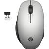 HP Maus 300 Dual Mode Kabellos BT/USB-A Weiß