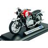 DROMADER Welly Triumph Bonneville T100 T 100 2002 Rosso Con Base 1:18 1/18 Metallo Modello Moto Il Cast Nuovo in Scatola, 12172