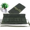 Tomotato Borsa Rullo Attrezzi Giardino, Borsa Portatile in Tela Resistente con 10 Tasche organizzate per Attrezzi da Giardinaggio, 590x380 mm, Leggera e Multifunzionale per Viaggi e lavori all'aperto