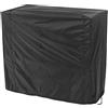 Tomotato Copertura per Barbecue a Gas (80x66x100 cm), Telo Impermeabile e Resistente alle Intemperie in Poliestere, Copribarbecue da Esterno con Corda Antivento, Protezione UV per Grill, Nero