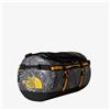 The North Face Base Camp Duffel - S Anthracite Grey Conrad Topos Print/ Summit Gold