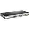 D-Link switch gestito L2 10G Ethernet 12 porte Nero e Argento