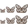 Garden Stories Set di 6 farfalle decorative in metallo