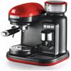 Ariete 1318 Macchina da Caffè con Macinacaffè - 1 filtro - Montalatte - 15 bar - 1080 Watt - 0,8 Litri - Linea Moderna - Rosso