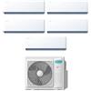 Hisense - Climatizzatore Hisense UNI HB Wifi Penta Split 7000+7000+9000+12000+18000 btu Inverter 5AMW105U4RQC A++ R32