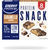 ENERVIT SpA Enervit Protein Snack Caramello e Arachidi | Barretta Proteica Low Sugar | 8 x 31 g