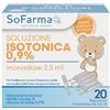 SO.FARMA.MORRA SpA Soluzione Fisiologica 0,9% | Aerosol e Lavaggi | 20 Flaconcini