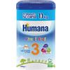 HUMANA ITALIA SpA Humana 3 Latte di Crescita Polvere | Nutrizione 1+ Anni | 1100 g