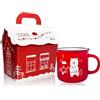 ALCEA Srl Himalaya Mug Berry | Tazza in Ceramica Decorata | 320 ml
