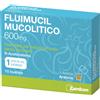 ZAMBON ITALIA Srl Fluimucil Mucolitico | N-Acetilcisteina 600mg | 10 Bustine Granulato