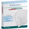 SO.FARMA.MORRA SpA Sofarmapiù Compresse Sterili Di Garza Idrofila Cotone 10cm X 10cm 25 Pezzi