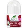 DR. ORGANIC GROUP LIMITED LTD Dr. Organic Rose Otto | Deodorante Naturale Antibatterico Roll-On Pelle Sensibile | 50 ml