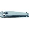 INDUSTRIAS BETER Beter Tagliaunghie Manicure Cromato | Acciaio con Lima Taglio Curvo Preciso | 5,5 cm