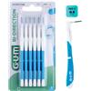 SUNSTAR ITALIANA Srl GUM Bi-Direction | Scovolino Conico 0,9 mm | 6 Pezzi