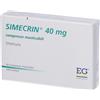 EG SpA Simecrin 40 mg | Farmaco per Meteorismo e Aerofagia | 50 Compresse