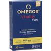 UGA Omegor Vitality 1000 | Omega 3 EPA DHA 90% | 30 Capsule Molli