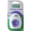 SUNSTAR ITALIANA Srl GUM Ortho Floss | Filo Interdentale Spugnoso per Apparecchi Ortodontici | 50 Fili