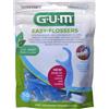 SUNSTAR ITALIANA Srl GUM Easy-Flossers | Forcelle Interdentali con Filo Cerato e Fluoro | 30 Pezzi