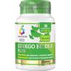 OPTIMA NATURALS Srl Ginkgo Biloba Plus | Integratore Memoria Concentrazione Bacopa Vitamina B12 Optima Colours of Life | 60 Compresse