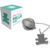 ALCEA Srl Himalaya - Filtro Tisana E Tè In Acciaio Inox Palla Con Orsetto
