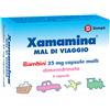 DOMPE' FARMACEUTICI SpA Xamamina Bambini 25 mg | Antiemetico Mal di Viaggio | 6 Capsule