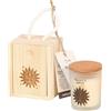 ALCEA Srl Himalaya Candela Serenity Noci & Spezie | Cera Soia Box Legno | 70 g