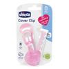 CHICCO (ARTSANA SpA) Chicco Clip Salvasucchietto | Catenella Portaciuccio Rosa | 1 Pezzo
