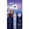 PROCTER & GAMBLE SRL Oral-B Pro Kids 3+ Disney Frozen | Spazzolino Elettrico Bambini Ricaricabile | 2 Modalità + Adesivi