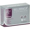 REV PHARMABIO Srl Rev Keratin | Integratore Capelli e Unghie con Cistina e Metionina | 30 Capsule