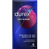 RECKITT BENCKISER H.(IT.) SpA Durex Intense | Preservativi Rilievi e Nervature Vestibilità Regular | 6 Profilattici