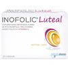 LO.LI.PHARMA Srl Inofolic Luteal | Integratore Fertilità Fase Luteale | 20 Capsule Molli