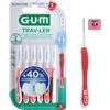 SUNSTAR ITALIANA Srl GUM Trav-ler | Scovolino Interdentale 0,8 mm ISO 1 | 6 Pezzi