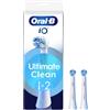 PROCTER & GAMBLE SRL Oral-B iO Ultimate Clean White | Testine Ricambio Spazzolino Elettrico | 2 Pezzi