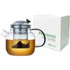 ALCEA Srl Himalaya Teiera Morena | Vetro Borosilicato Pyrex Resistente Calore con Infusore | 800 ml