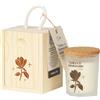 ALCEA Srl Himalaya Candela Serenity Vaniglia & Fragola | Cera Soia Box Legno | 70 g