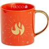 HP ITALIA Srl Neavita Mug Ceramica Nature Elements Fuoco | Tazza Tisane Tè | 310ml