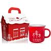 ALCEA Srl Himalaya Mug Happy | Tazza in Ceramica Natalizia | 1 Pezzo