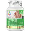 OPTIMA NATURALS Srl Gonfiore Tripla Azione | Integratore Carbone Attivo Probiotici Digestione Optima Colours of Life | 60 Capsule Veg