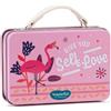 HP ITALIA Srl Neavita Pensieri Belli Valigetta Rosa Fenicottero | Infuso Fragole Champagne | 4 Filtri