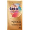 RECKITT BENCKISER H.(IT.) SpA Durex Real Feel | Preservativi Senza Lattice Vestibilità Regular | 6 Profilattici