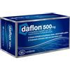 SERVIER ITALIA SpA Daflon 500mg | Farmaco Insufficienza Venosa ed Emorroidi | 60 Compresse