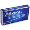 SERVIER ITALIA SpA Daflon 500mg | Farmaco Insufficienza Venosa ed Emorroidi | 30 Compresse