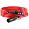 Rode Cavo microfonico Rode XLR6M-R da XLR masc a XLR fem 6m Rosso [XLR6M-R]