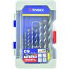 Tivoly 10960370018 - Valigetta Ranger T9, 9 punte da trapano per cemento industriale