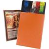Ultimate Guard Bustine esterne Cortex per carte, 100 custodie TCG di dimensioni standard, 66 x 91 mm, retro arancione, finitura opaca, senza PVC e senza acidi, alta trasparenza