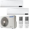 Samsung CONDIZIONATORE SAMSUNG CEBU DUAL SPLIT 7000+12000 BTU INVERTER R32 AJ040 A+++/A++ WIFI
