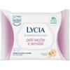 Lycia Salviettine struccanti per pelli secche e sensibili tessuto biodegradabile 20 pezzi
