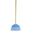 Prosperplast POKM Toolsmarket GmbH Focus Baby - Rastrello per bambini, 21 cm, con manico in legno, colore: blu